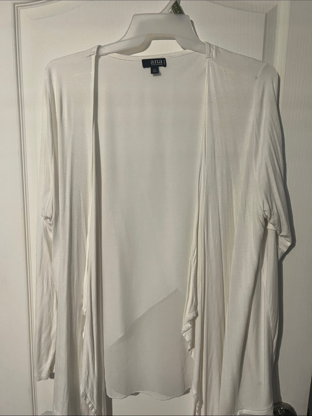 a.n.a White Women's Top with Branded Neck Label